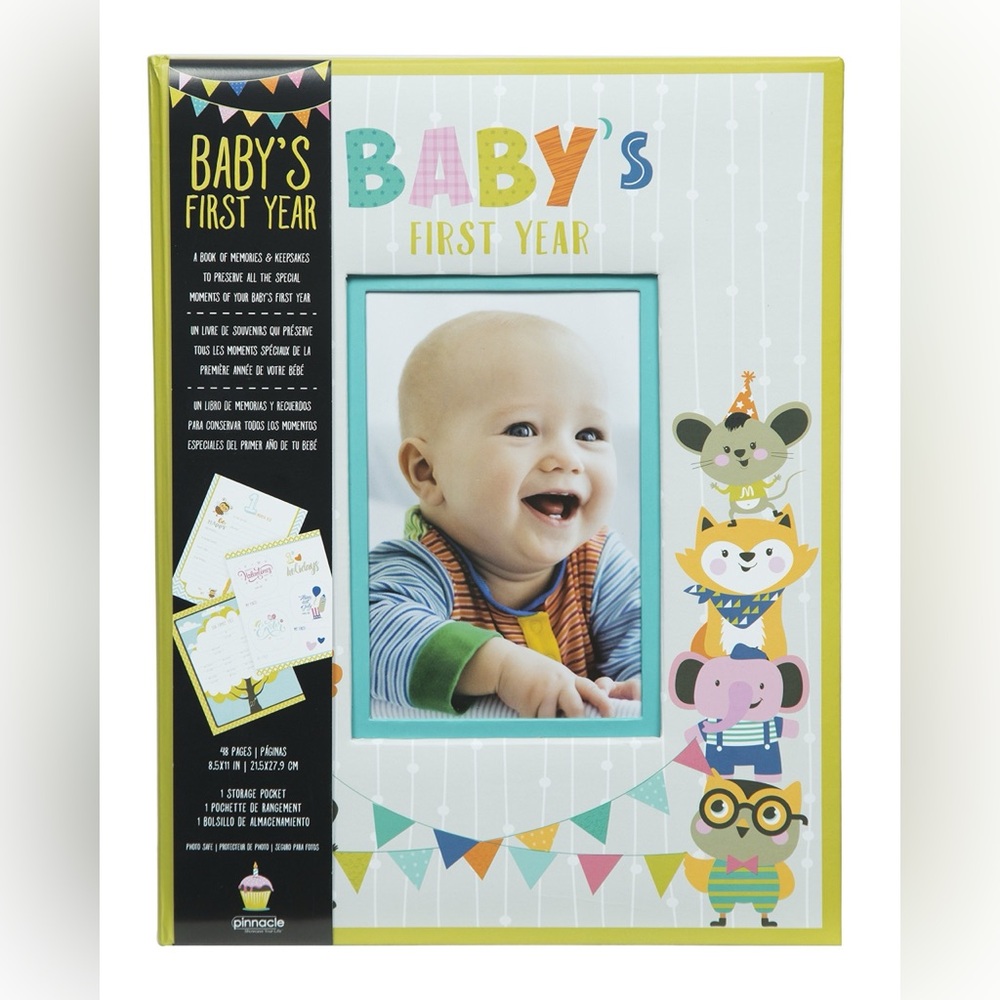 🌸 New Pinnacle Baby's First Year Memory Book Journal Photo
Album/Baby Book